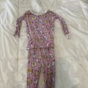 Pink breakfast buddies two-piece